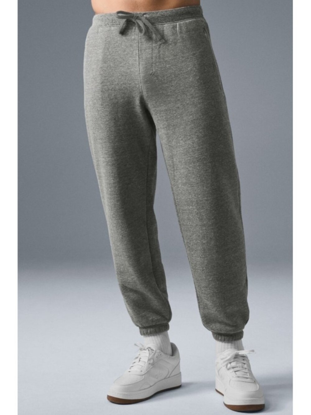 Alo Triumph Restore Sweatpants Grey Triblend Sweats Brushed Soft Fleece Joggers